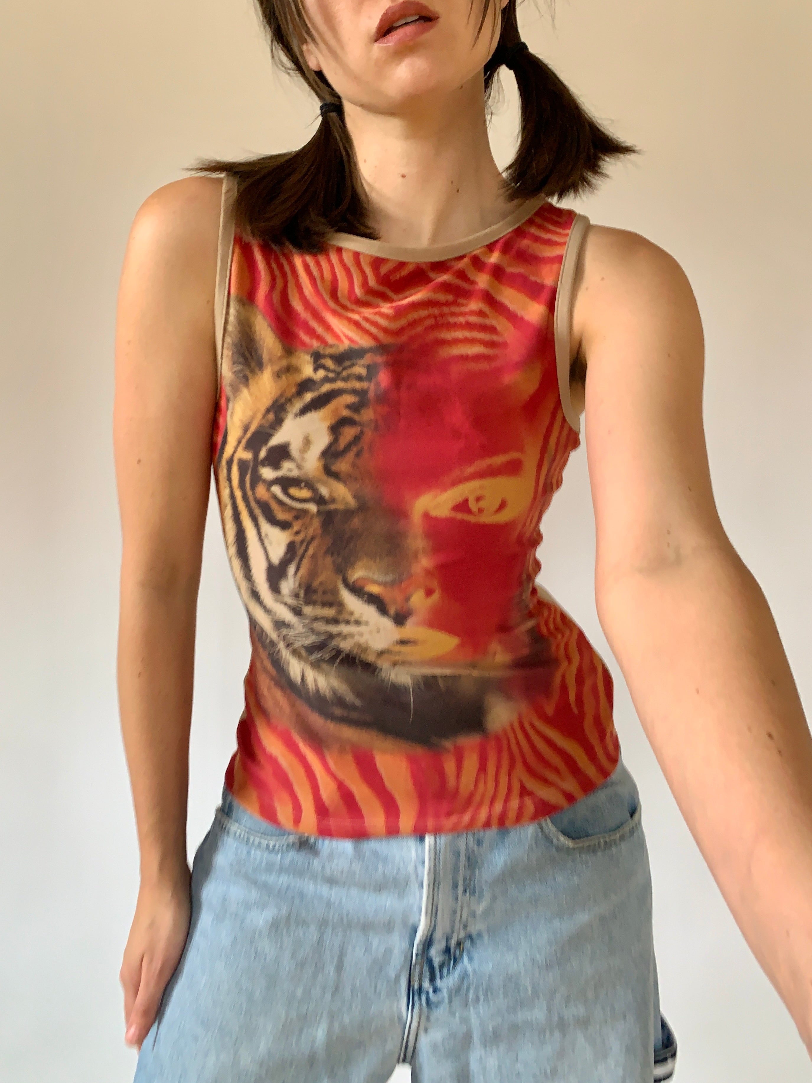 Y2K Tiger’s Eye Tank - Large