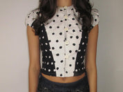 Polka Dot Blouse (XS)