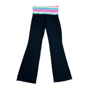 Y2K Striped Waistband Fold Over Flares (S)