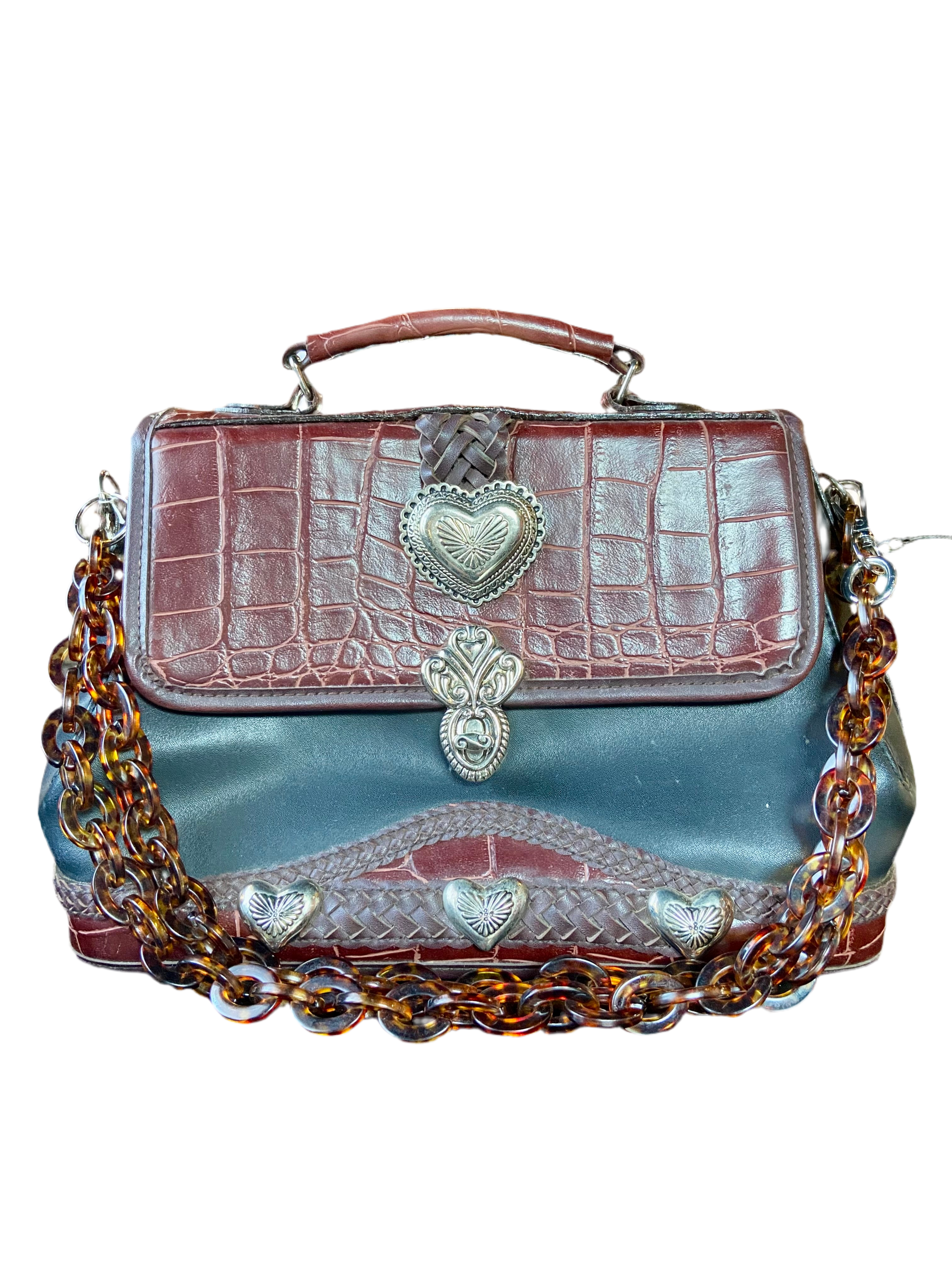 Alligator leather bag