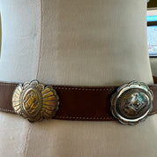 Justin vintage leather belt