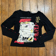 Italian Vintage 00s graphic long sleeve tee (S/M)