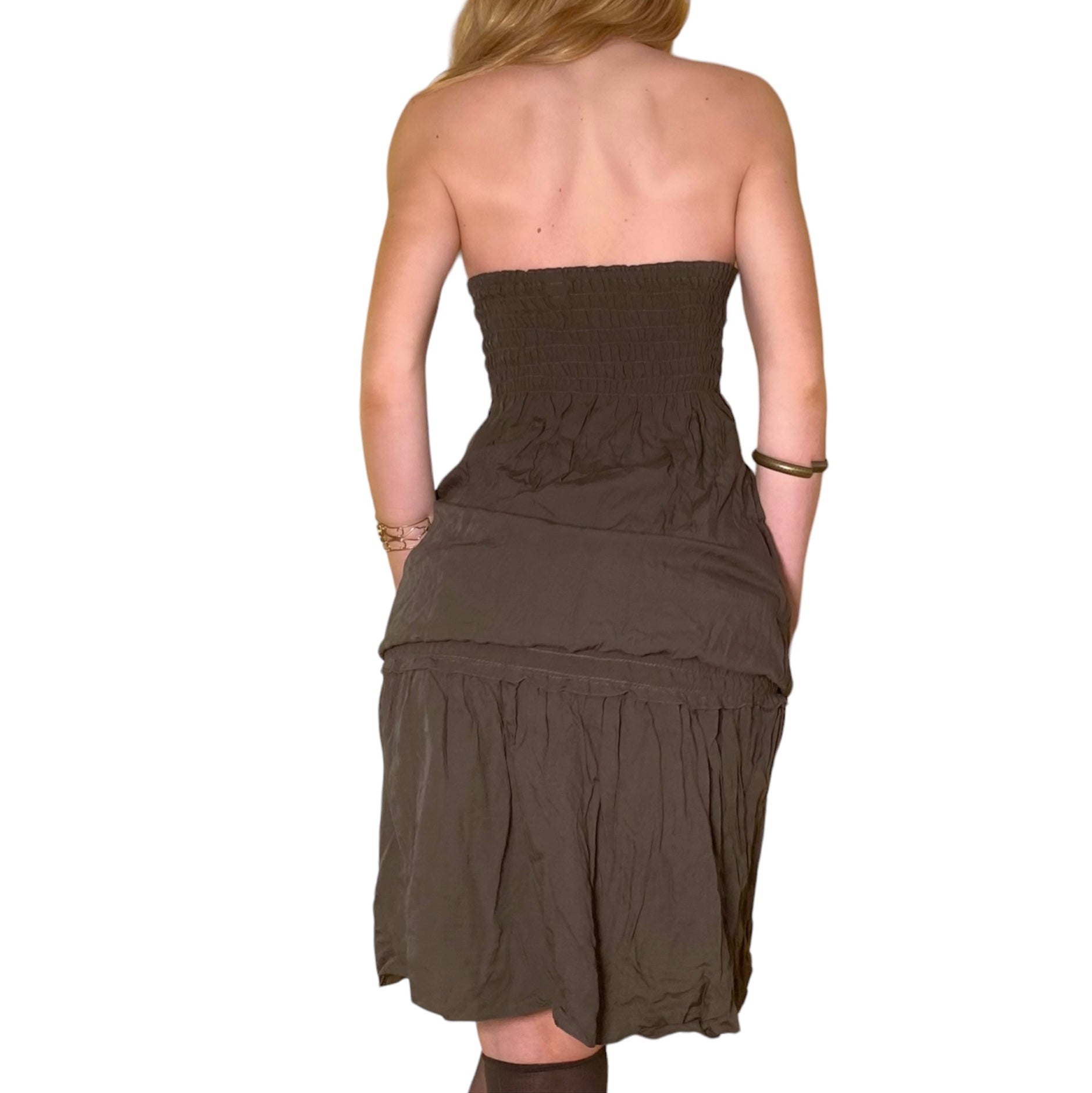 Y2k Drop Waist Dress (M)