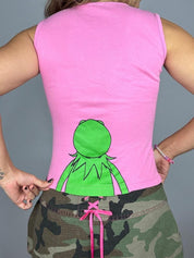 Kermit The Frog Front & Back Graphic Tank (M)