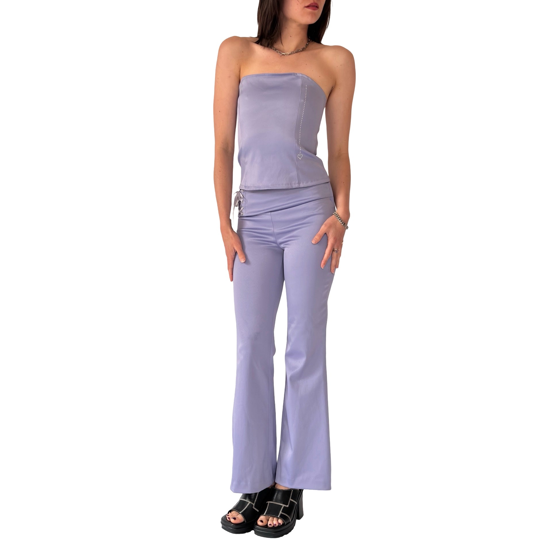 Y2K Periwinkle Two-Piece Set (XXS)