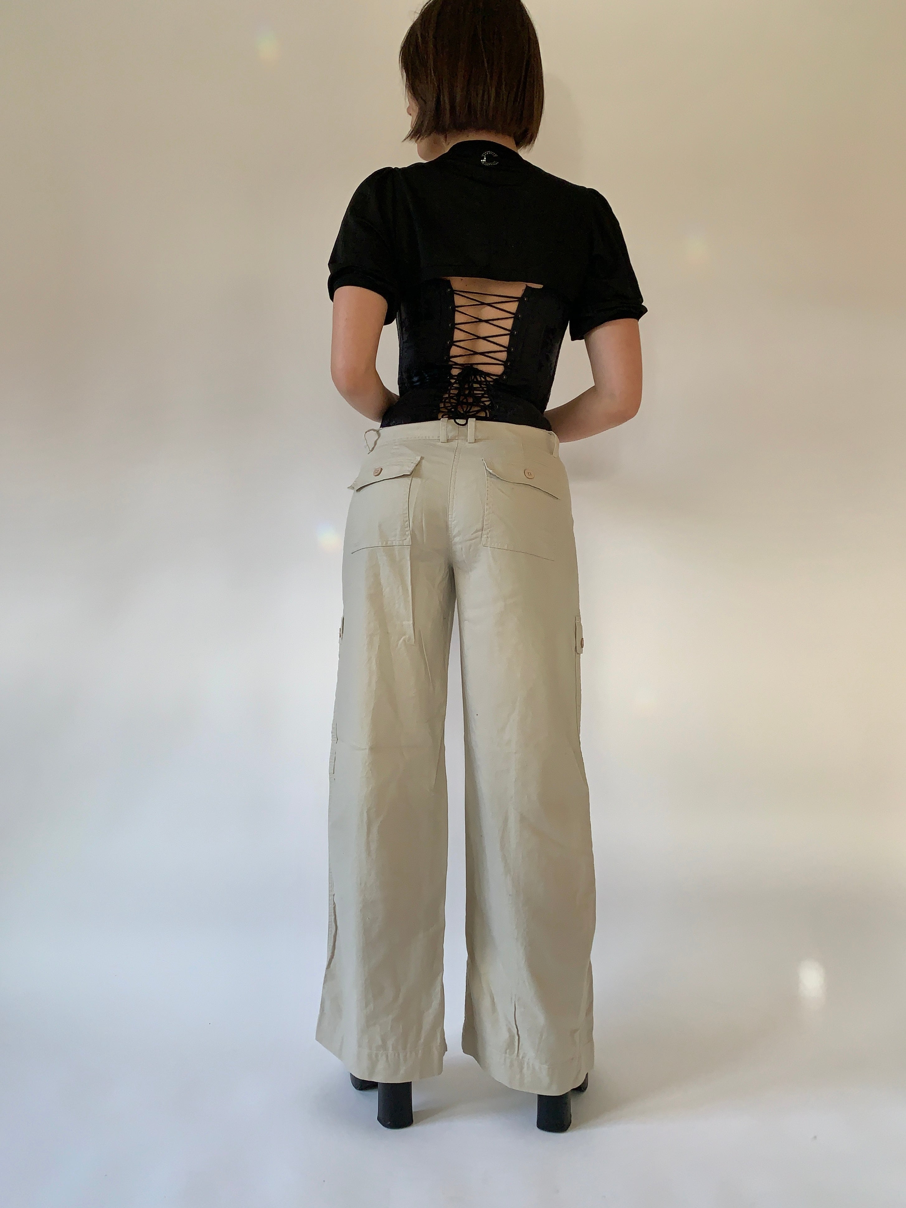 Y2K Cargo Trousers (S)