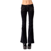 Y2K Low Rise Corduroy Flares (XS)