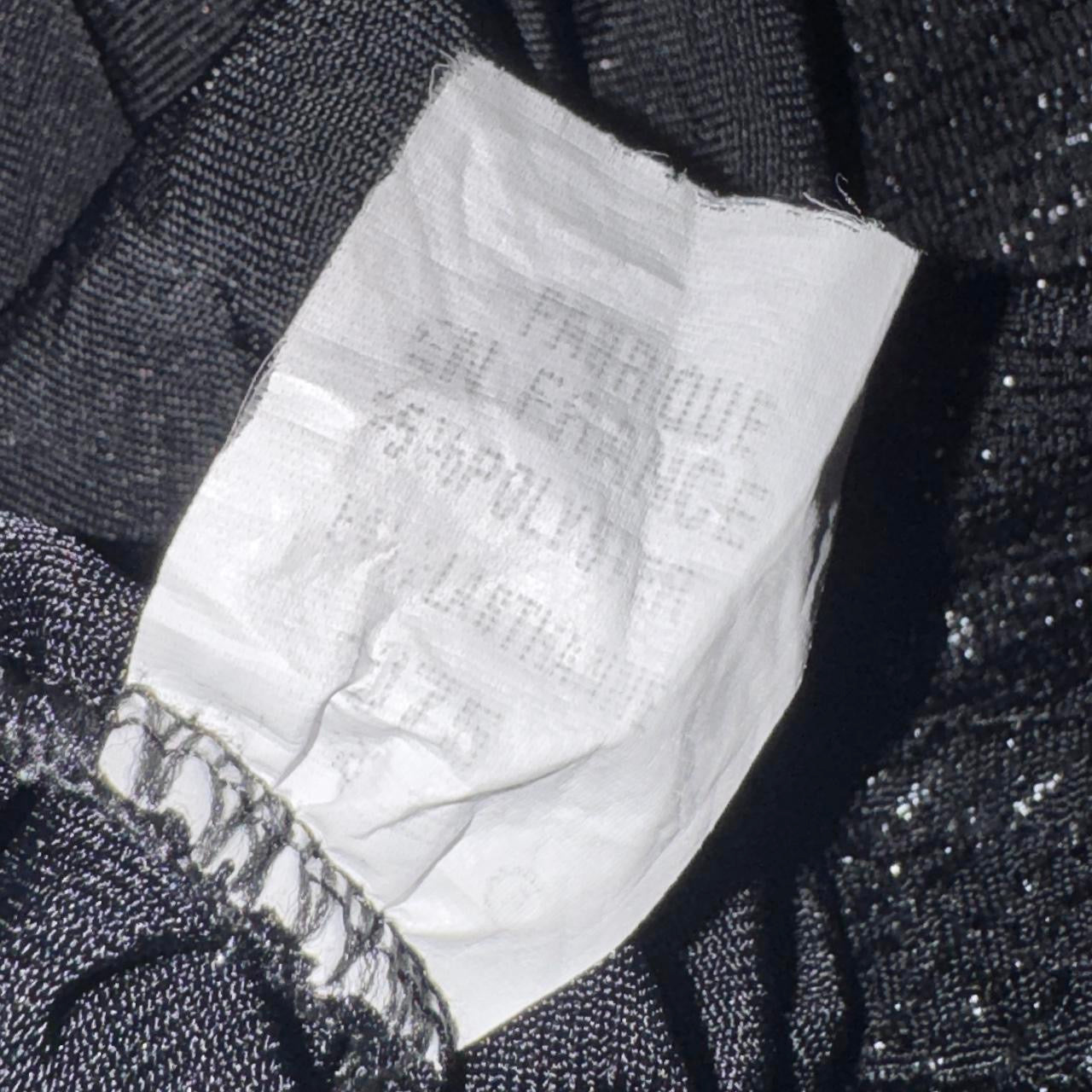 French Vintage Shimmer Halter Top (S)