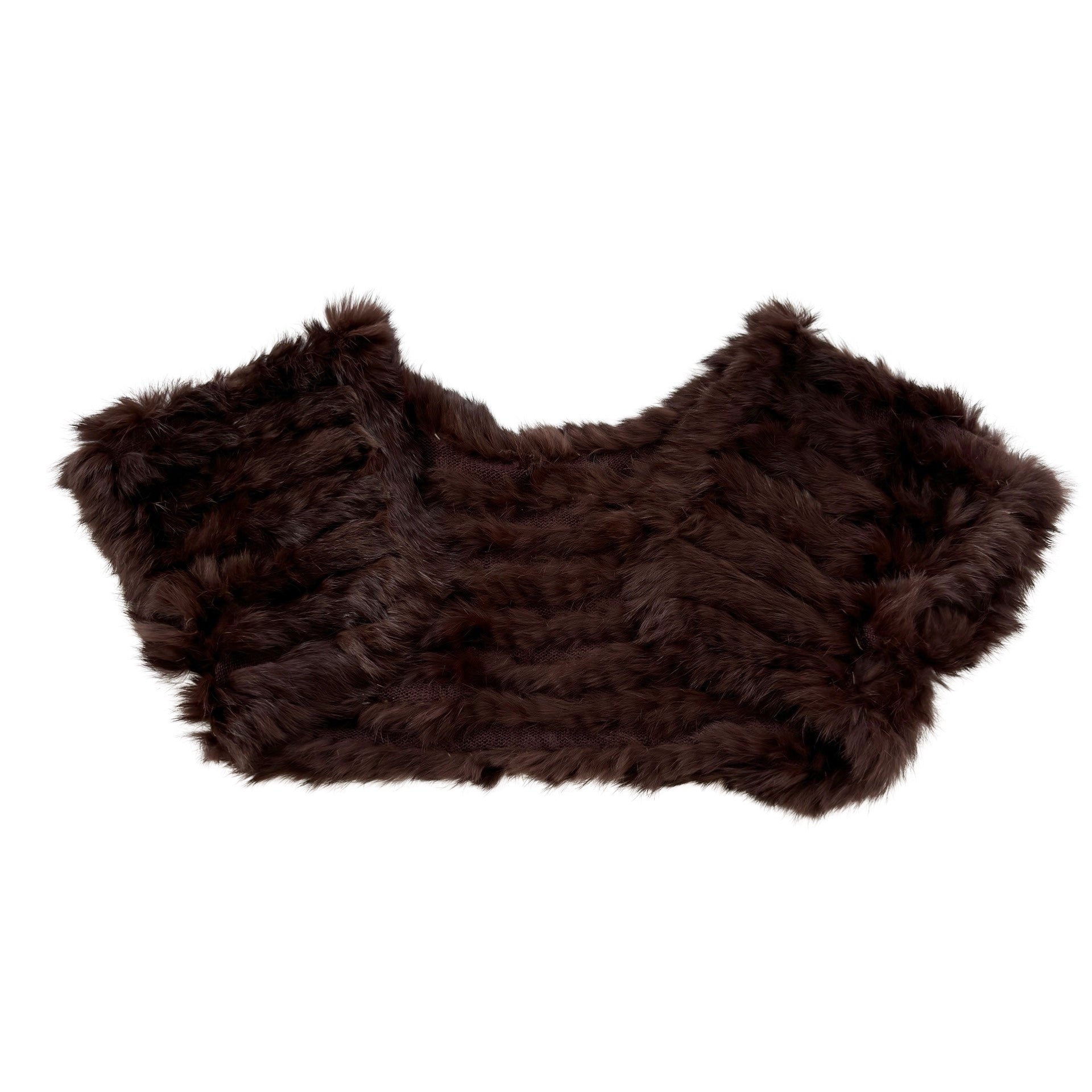 Y2K Rabbit Fur Shrug (S)