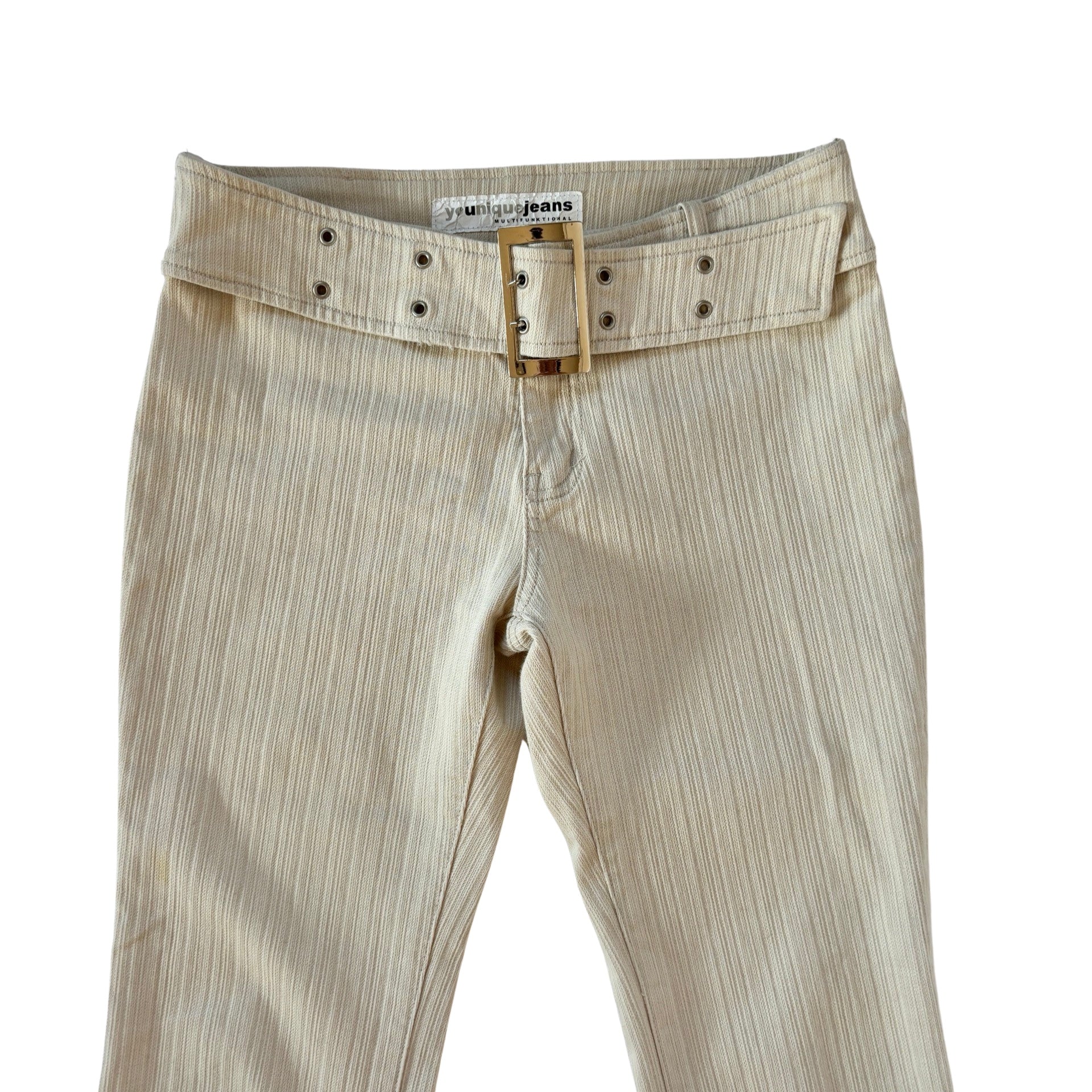 Y2K Belted Flares (S)
