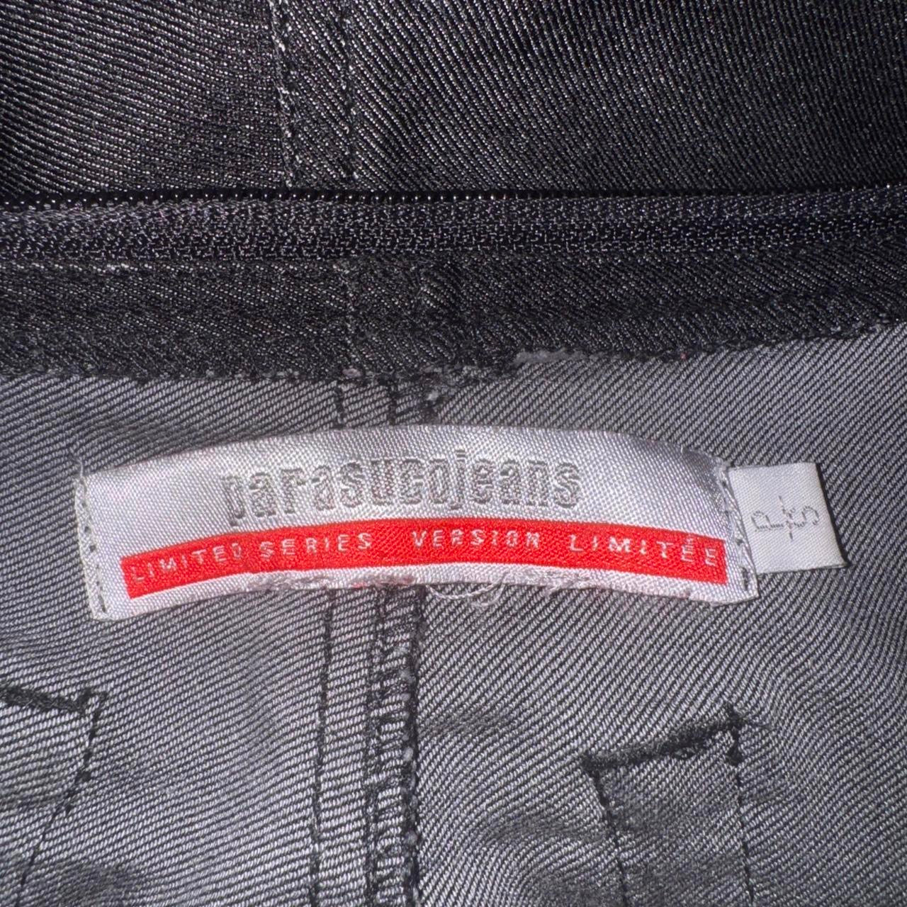 Y2K Studded Black Denim Micro Shorts (S)