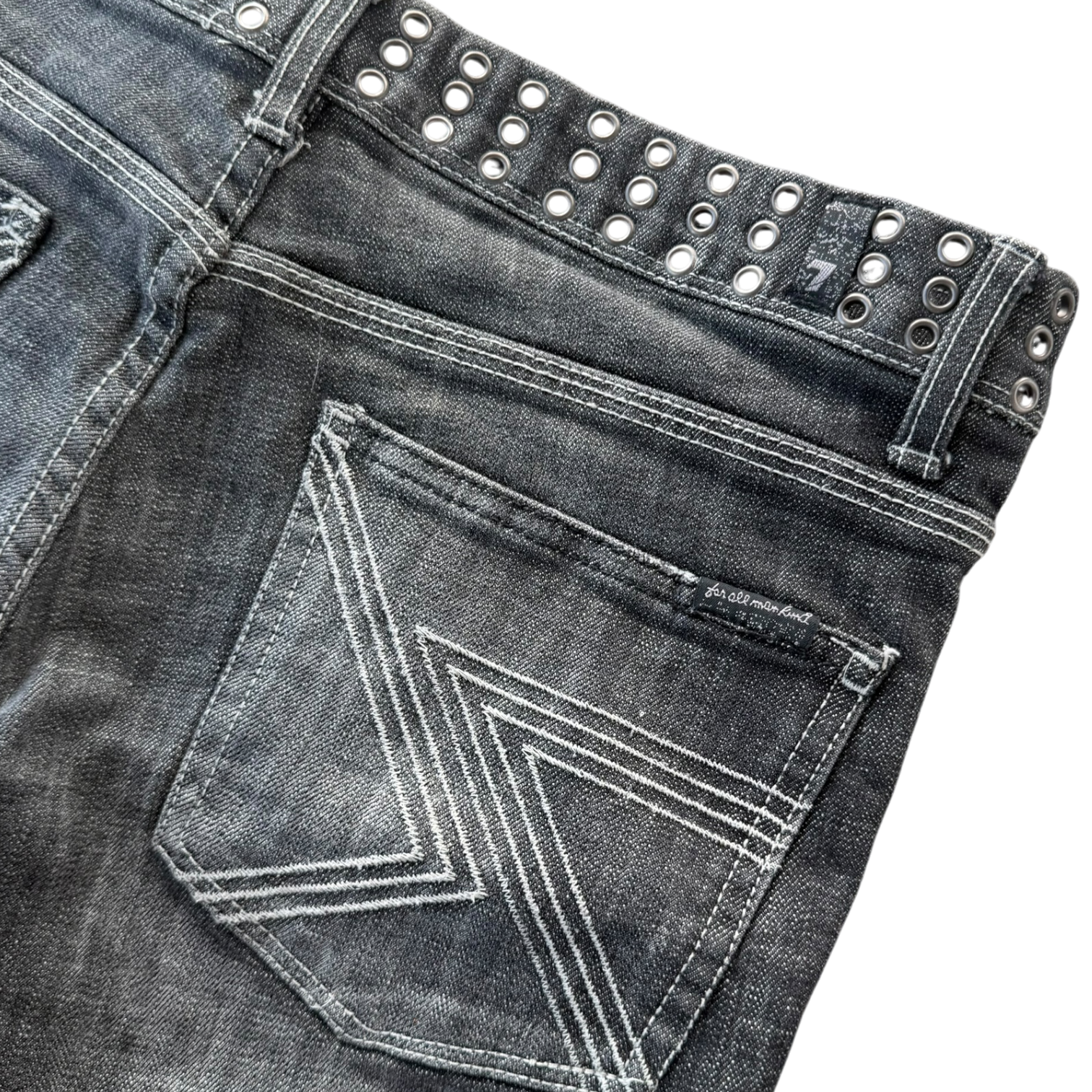 7 For All Mankind Low Rise Flares (M/L)