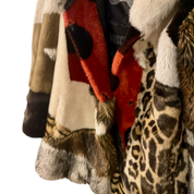Archival 80s Moschino Faux Fur Coat