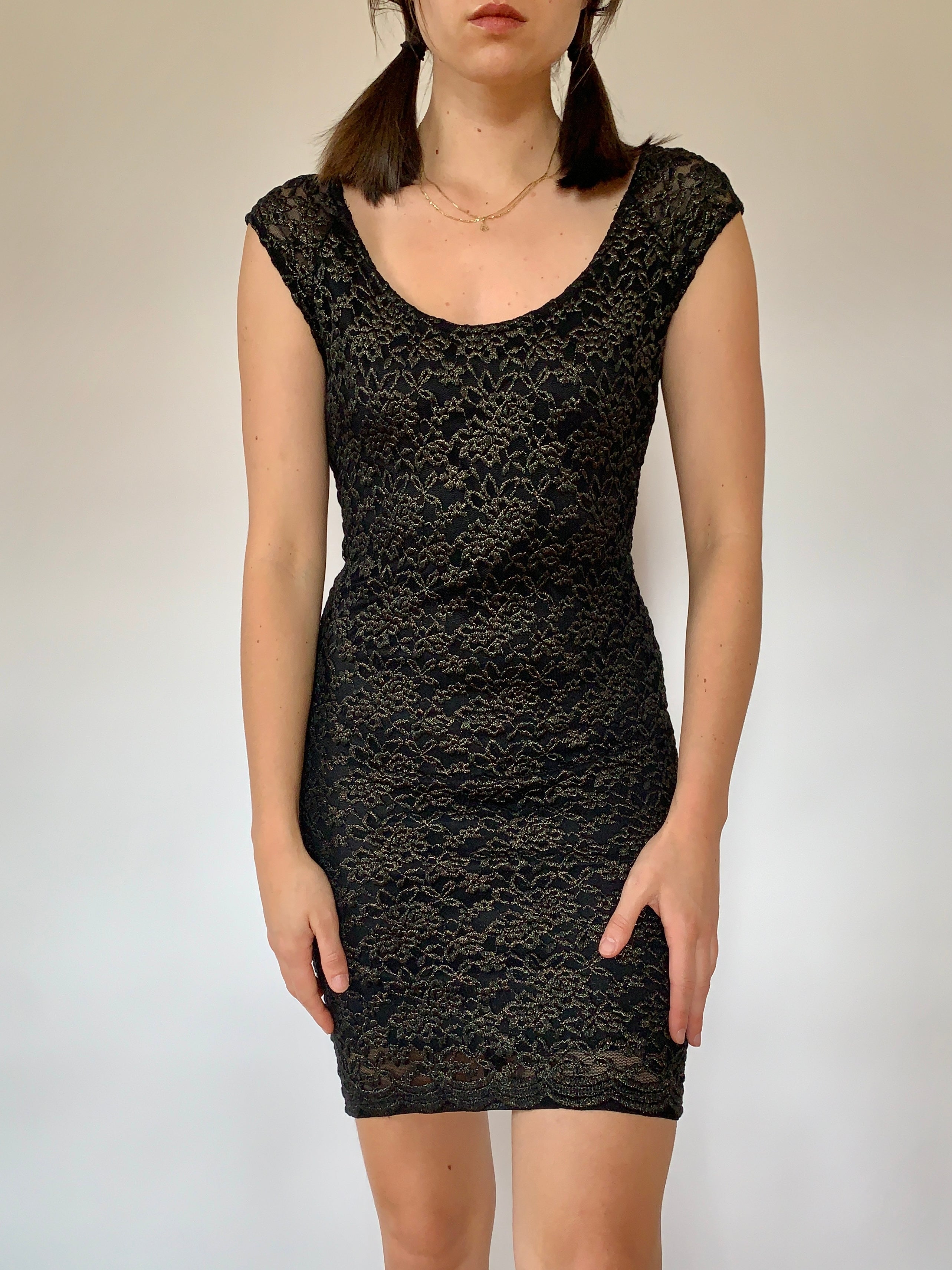 Y2K Lace Dress (M)