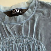 Diesel Light Blue Mesh Longsleeve Top (M)