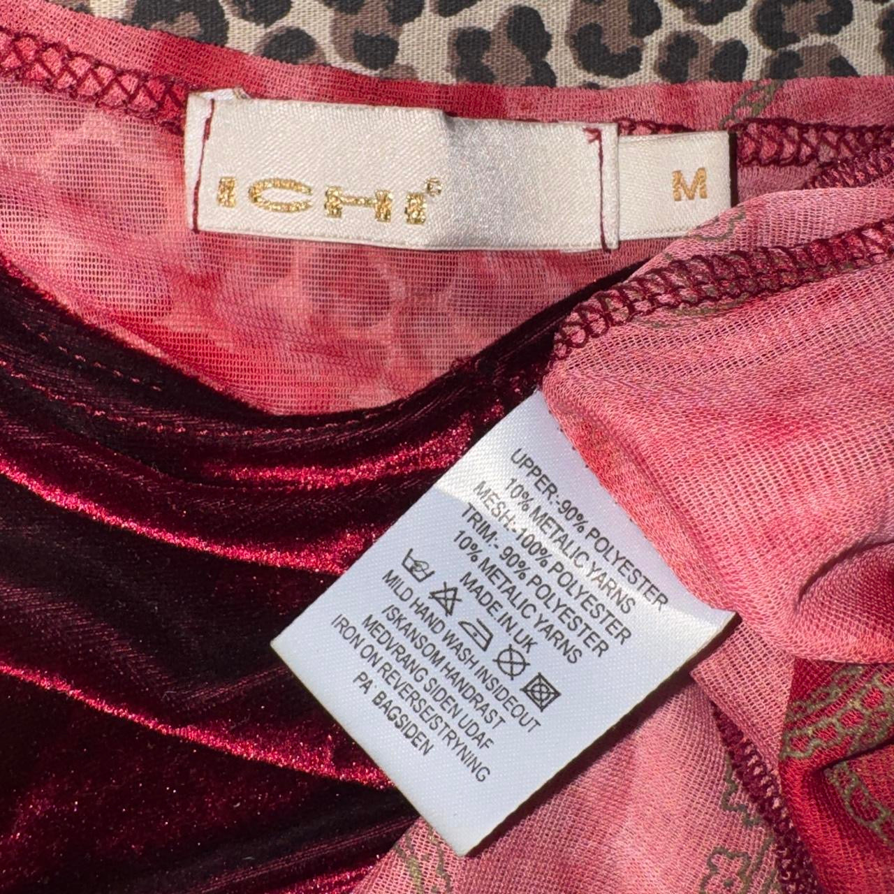 Y2K Vampy Burgundy Velvet & Mesh Cami (M)