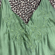 90s Victoria’s Secret Embroidered Silk Slip (M)