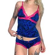 Y2K Cami Lingerie Set (S/M)