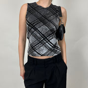 90’s Velvet Mesh Tank Top (S/M)