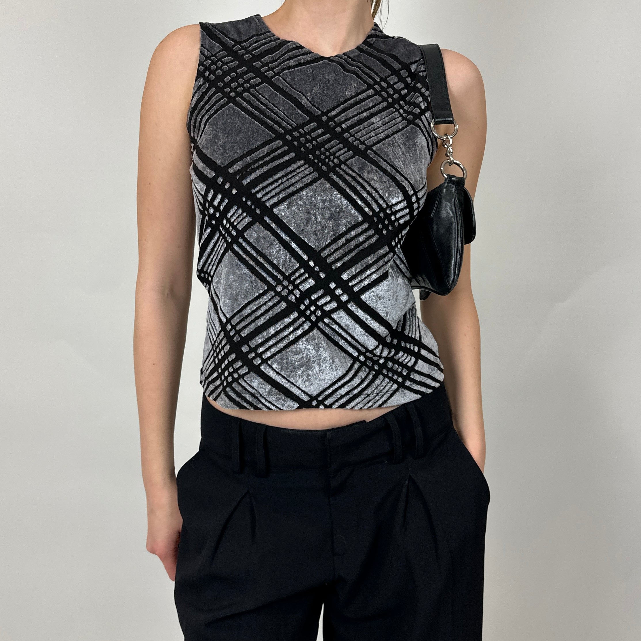 90’s Velvet Mesh Tank Top (S/M)