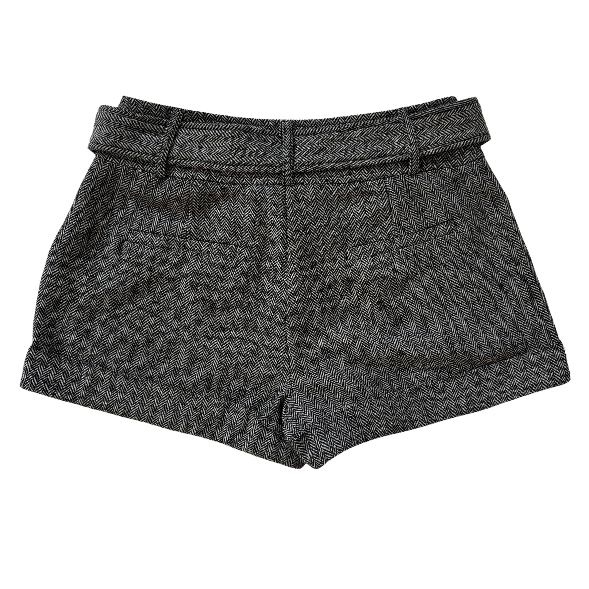 2000s Belted Tweed Shorts (S)