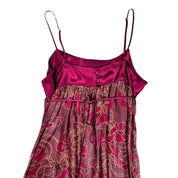 Burgundy Babydoll Maxi Slip (L)