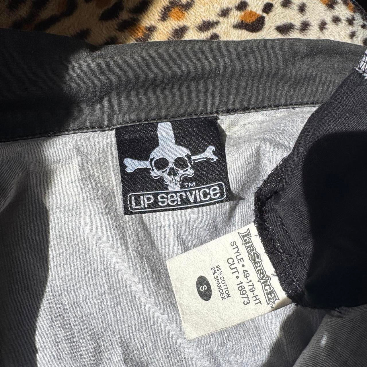 Vintage Lip Service Denim Button Up (S)