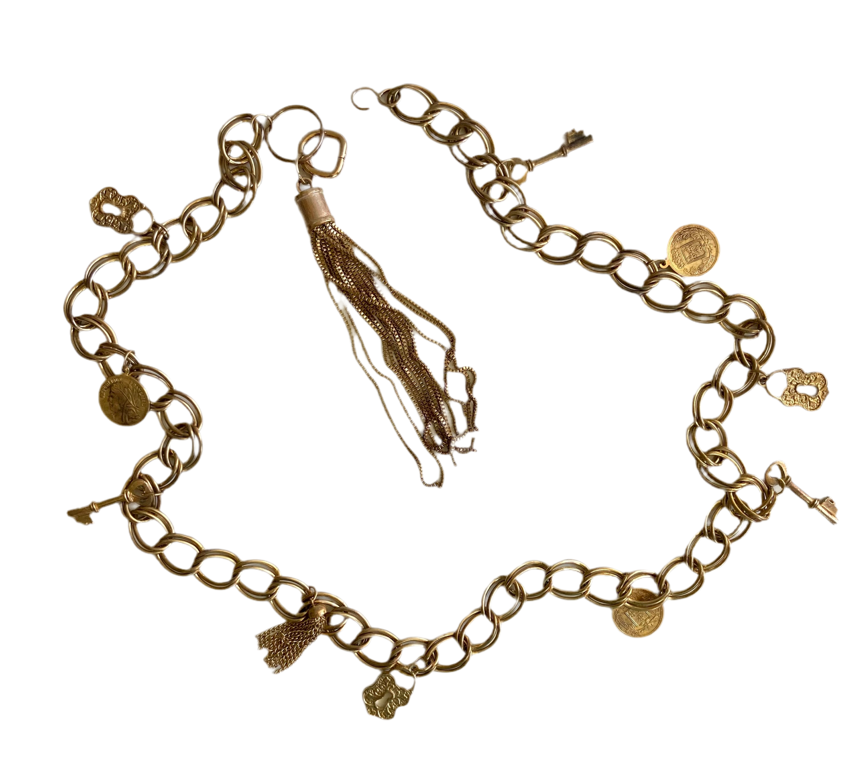 Vintage gold chain belt