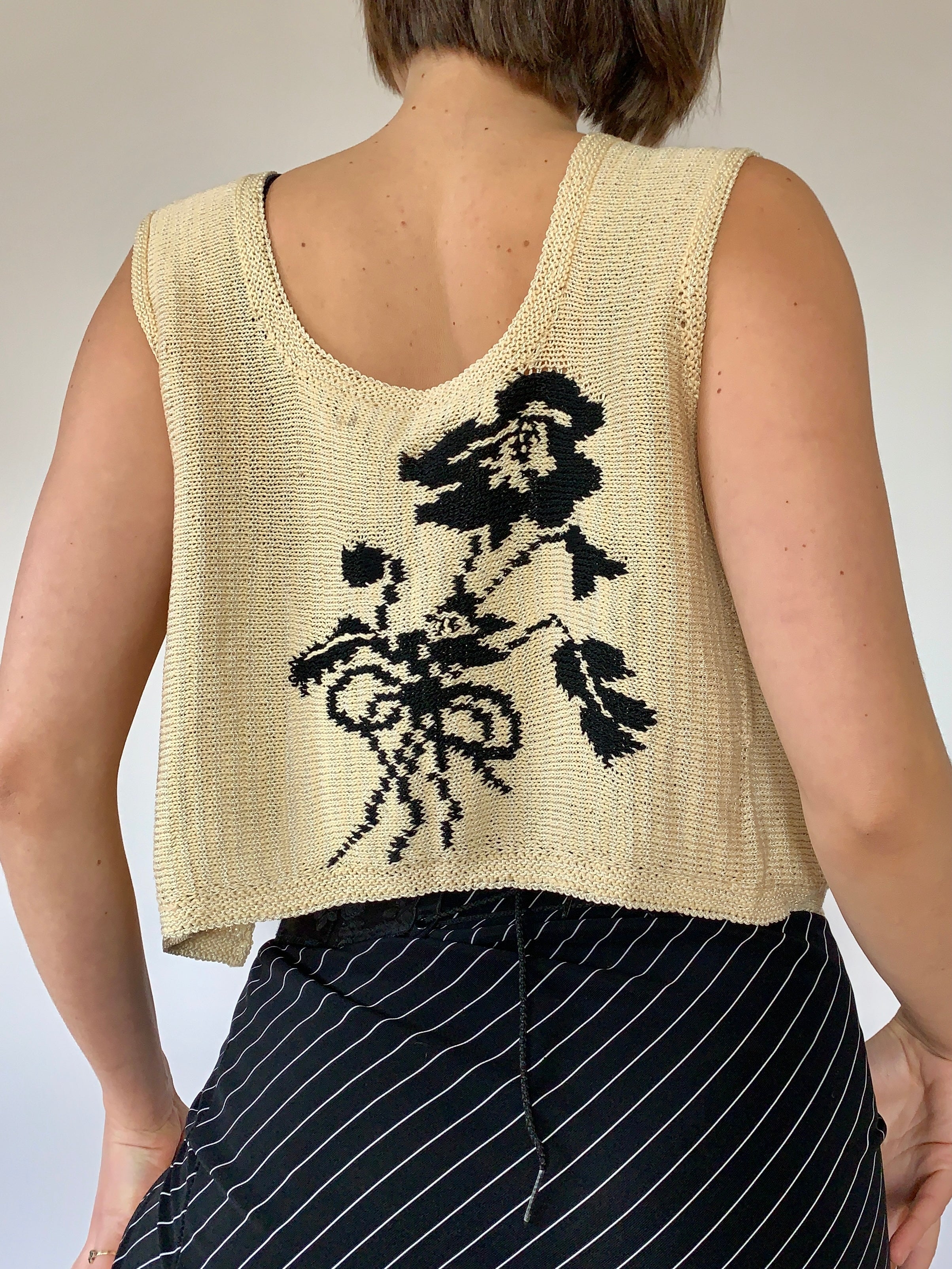 Coquette Knit Vest - XS/S