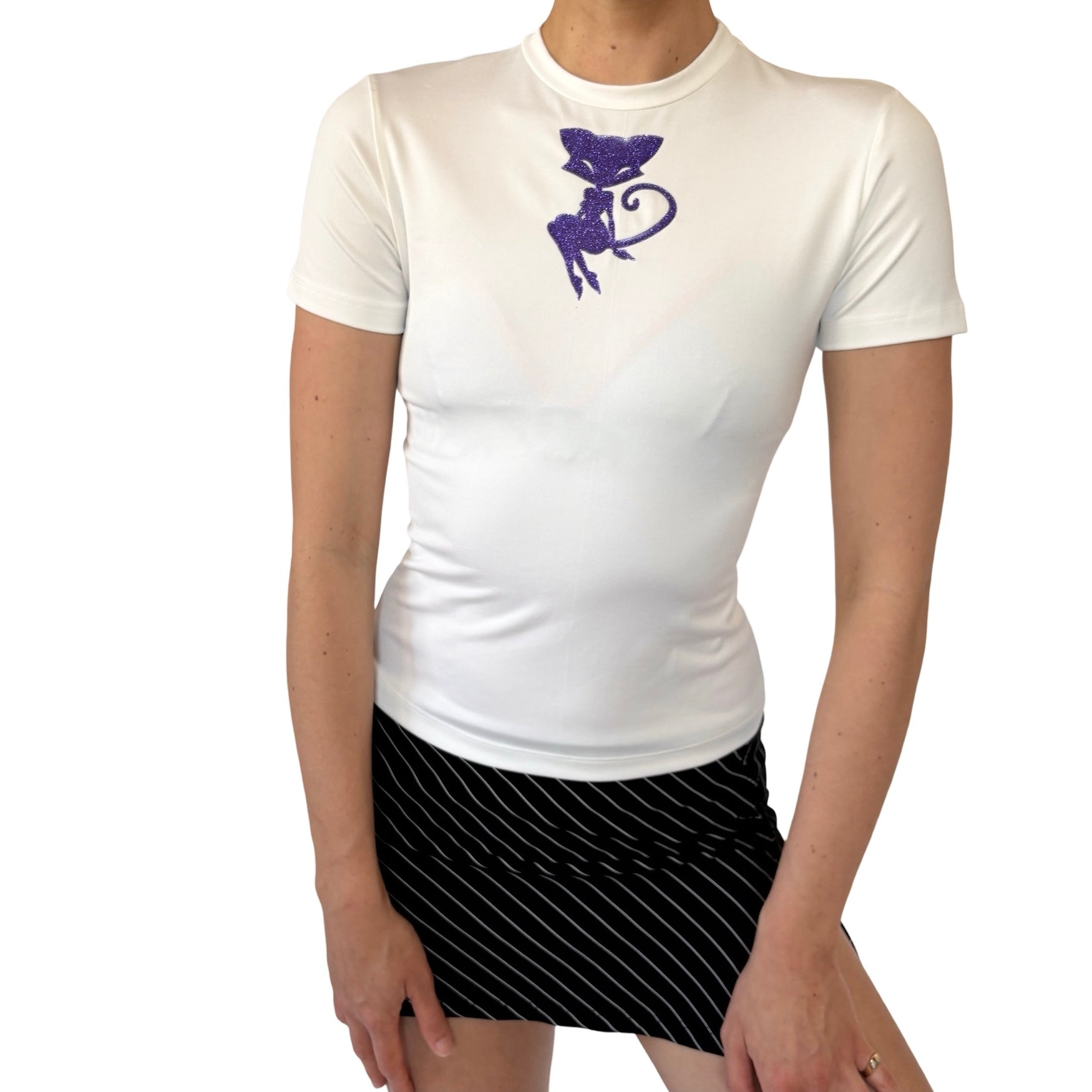 90s Feline Fatale Tee (XS)