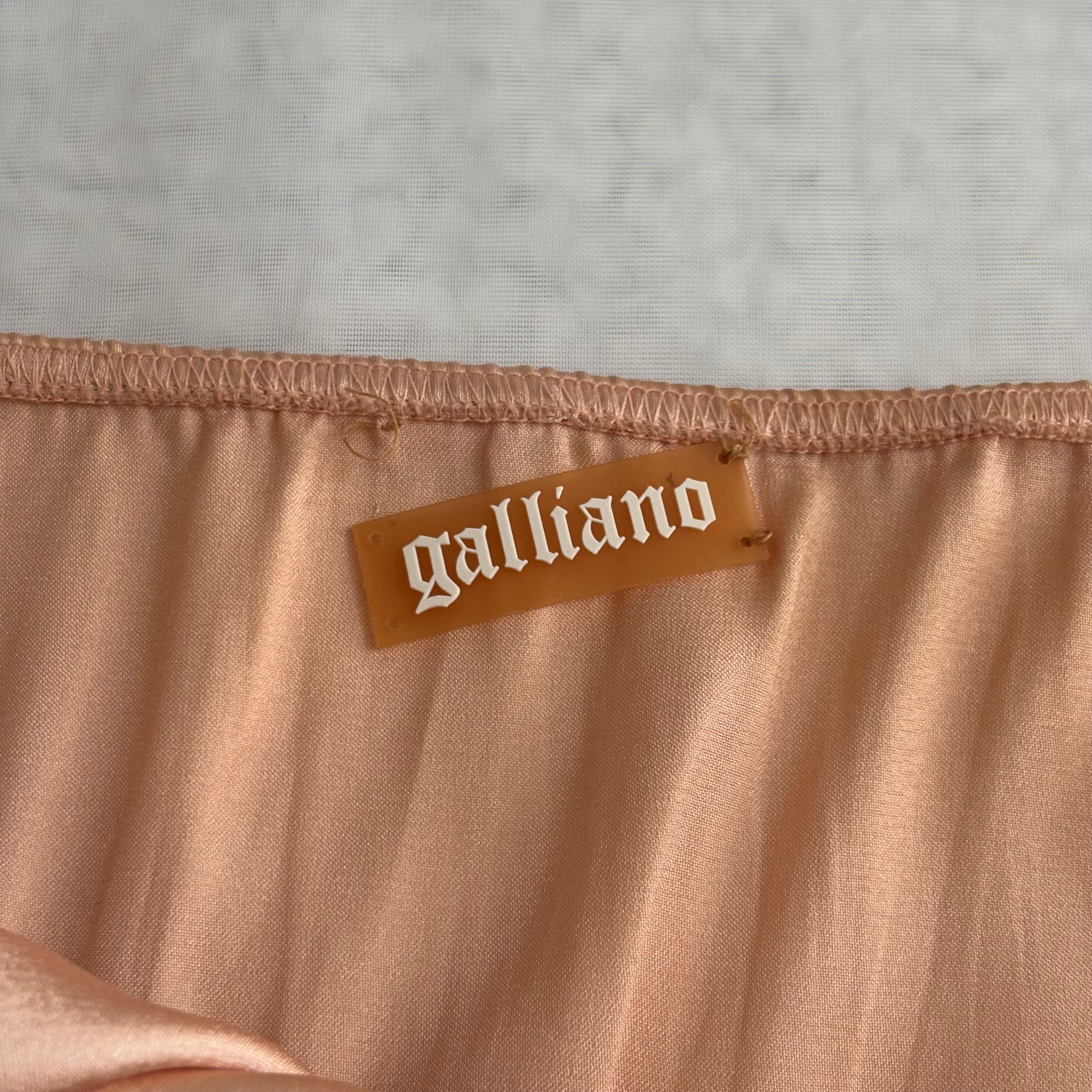 Vintage Galliano Pink Babydoll Dress (M)