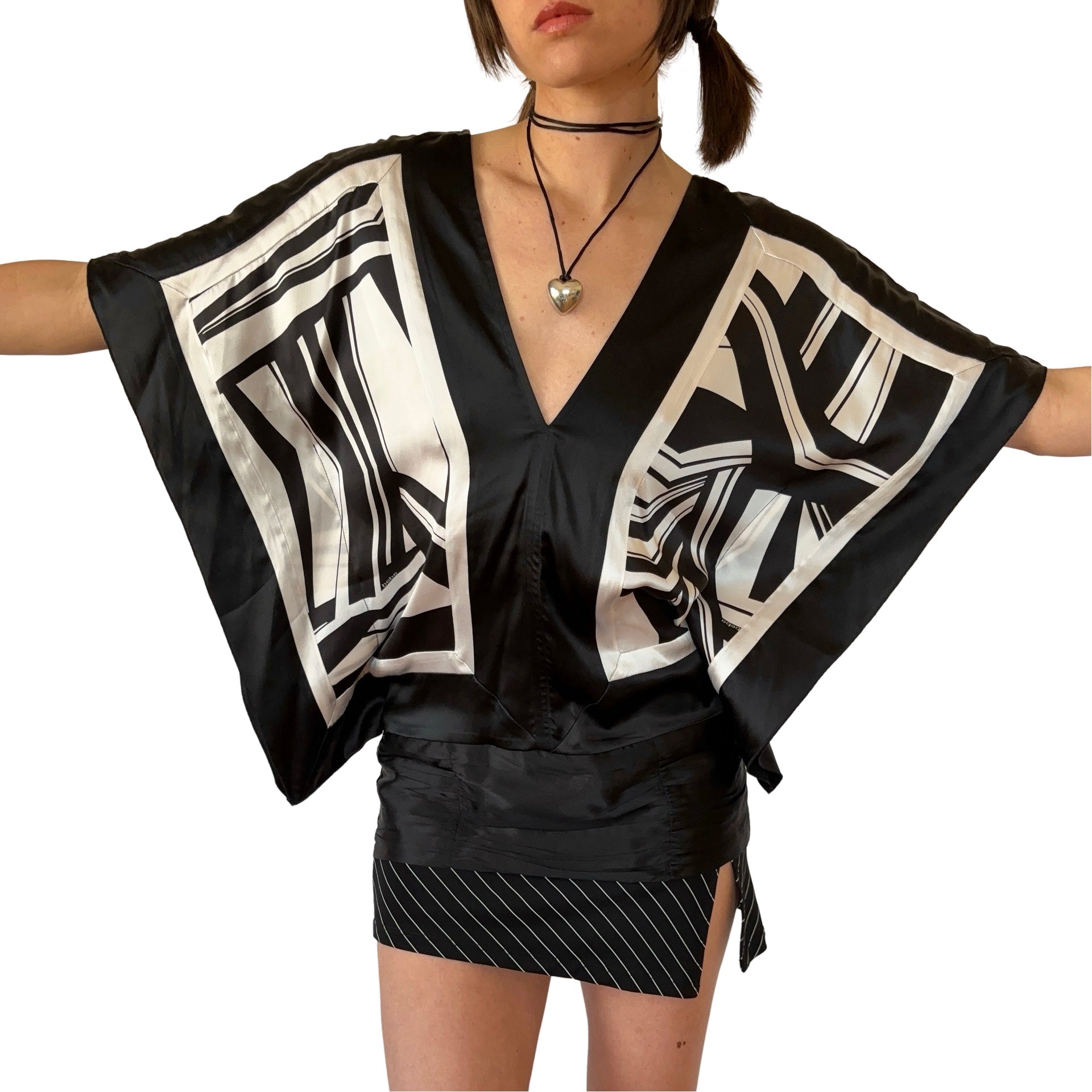 Bebe Silk Y2K Blouse (S)
