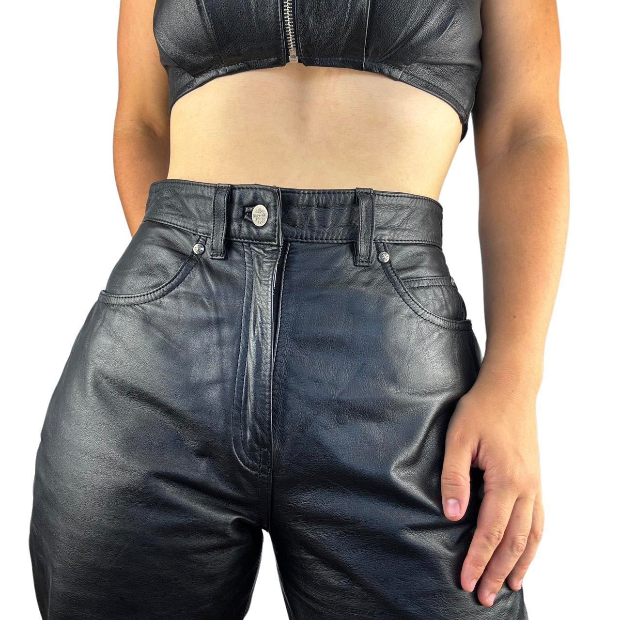 Harley Davidson 90s Leather Pants (M)