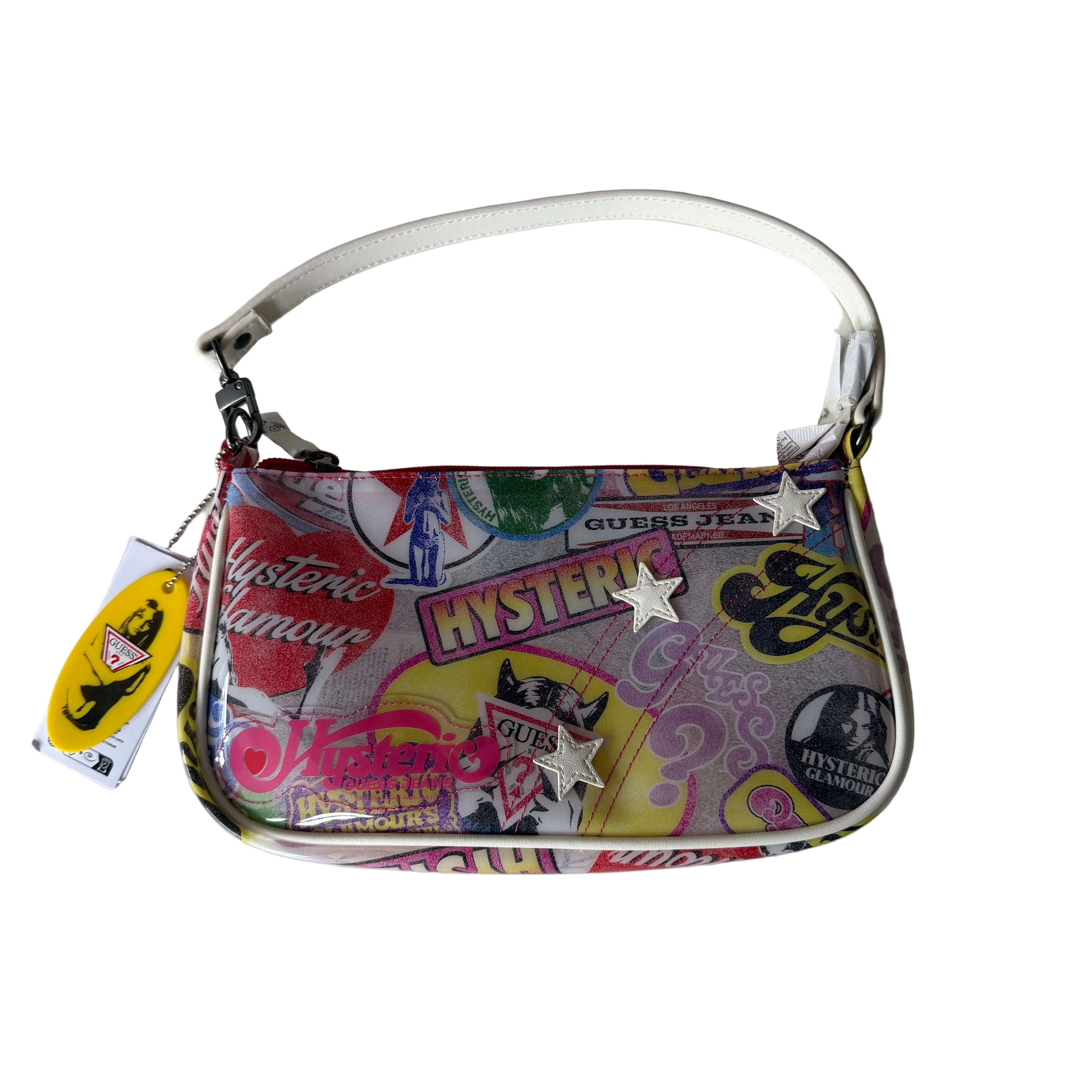 Guess jeans x Hysteric Glamour Printed Baguette Shoulder Bag Y2K Archival Collection