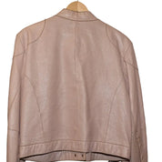 Y2K Pink Leather Wilson’s Pelle Studio Jacket (XXL)