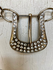 Diamond buckle belt