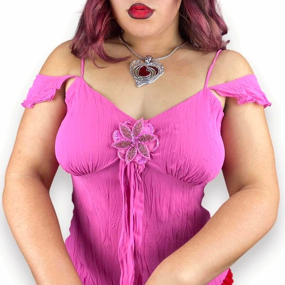 2000s Flower Fairy Babydoll Cami (S)