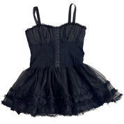 Royal Bones Tripp NYC corset tutu mini dress (M/L)