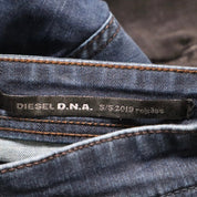 DIESEL Mid Rise Dark Wash Straight Leg Jeans (M) 