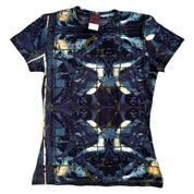 JPG Jeans Mesh Graphic Top (M/L)