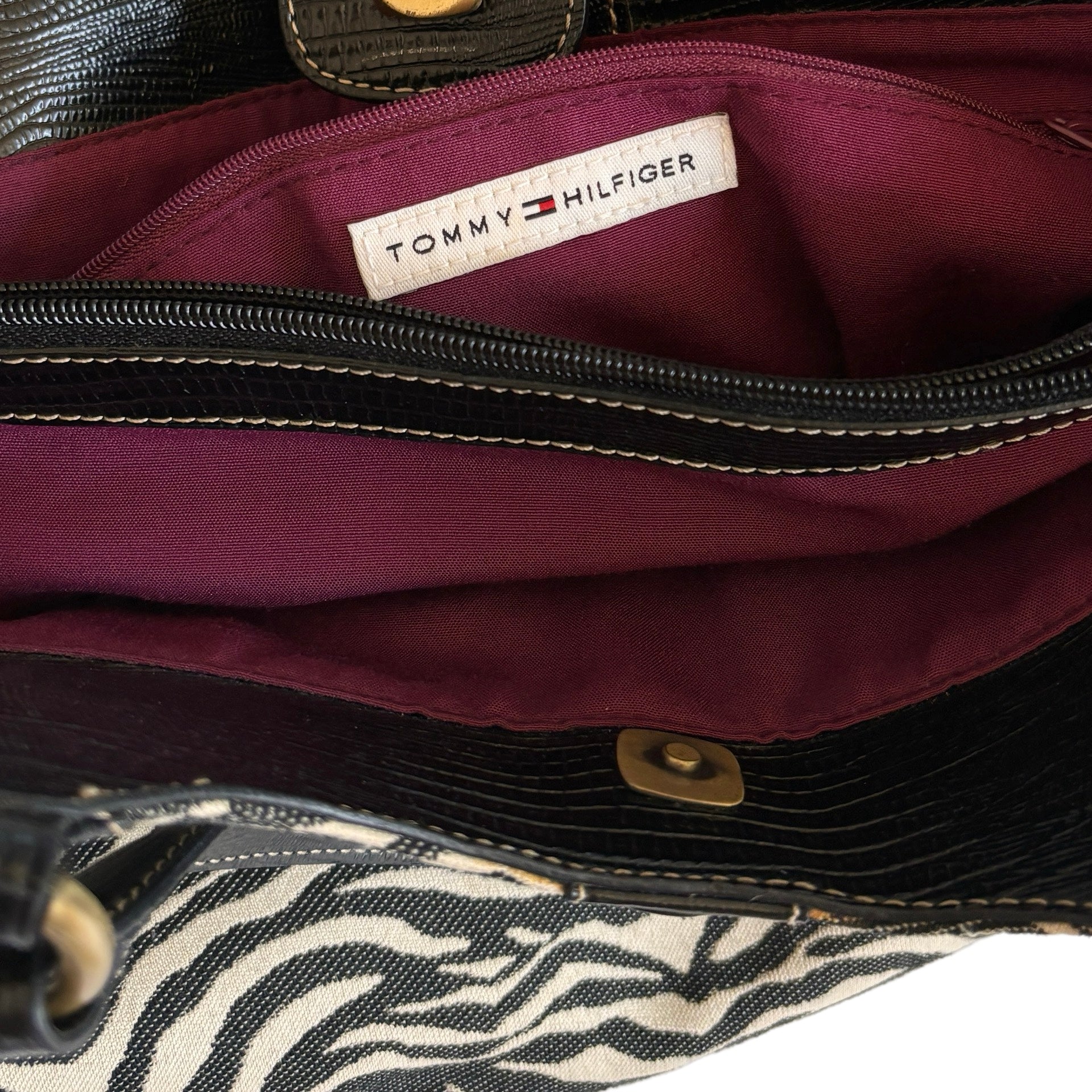 2000s Zebra Bag