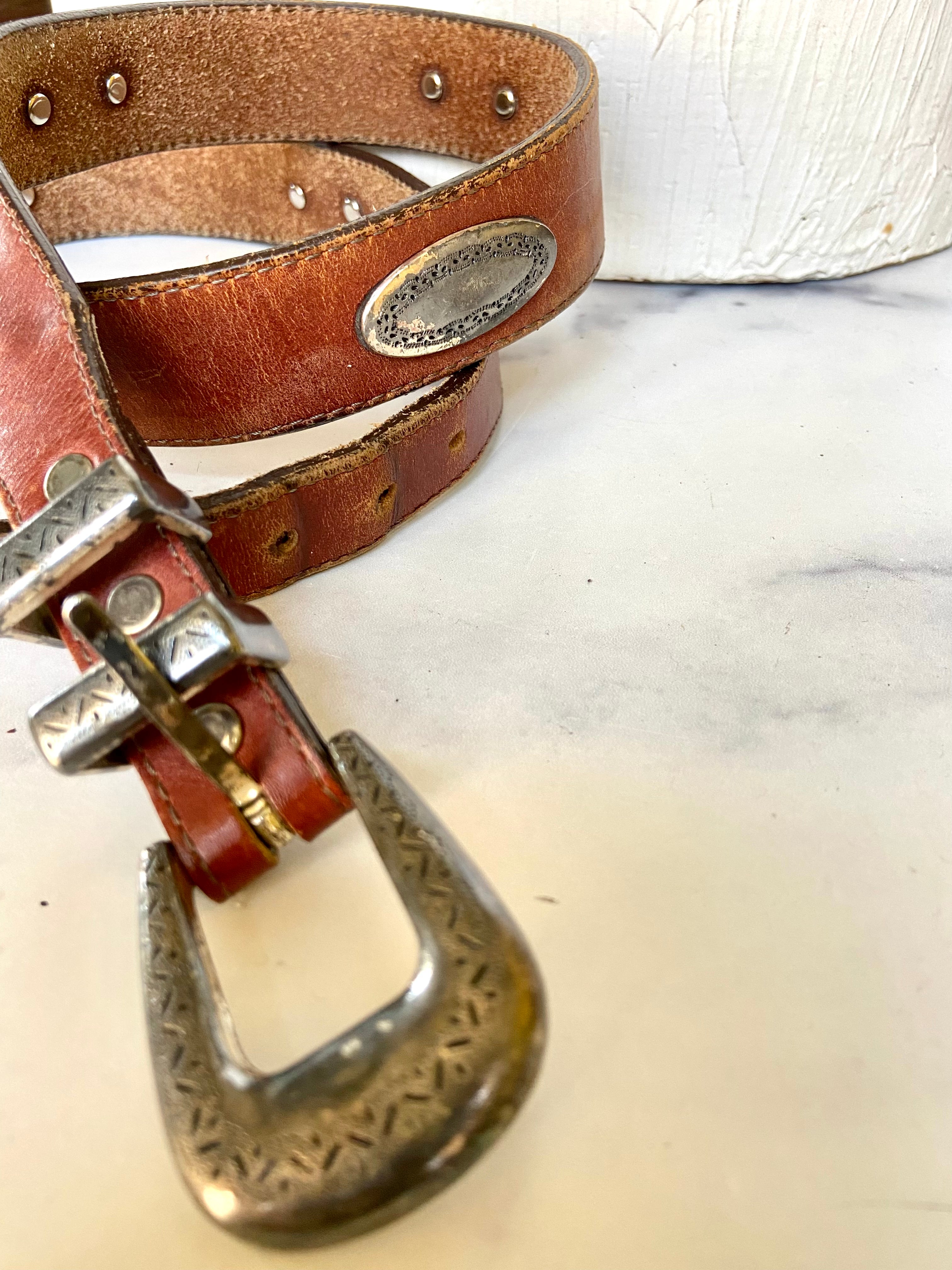 Brighton Ornamental Brown leather Belt