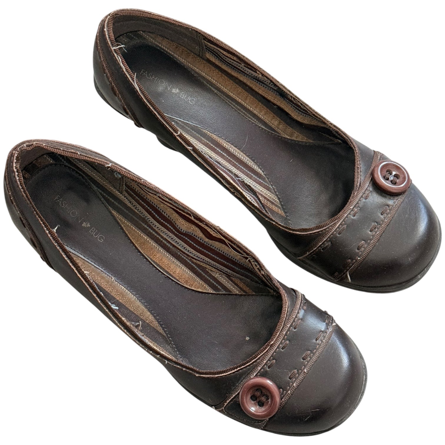 Y2K fashion bug chunky heel pump (8.5)