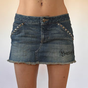 Harley Davidson Studded Denim Mini (XS)