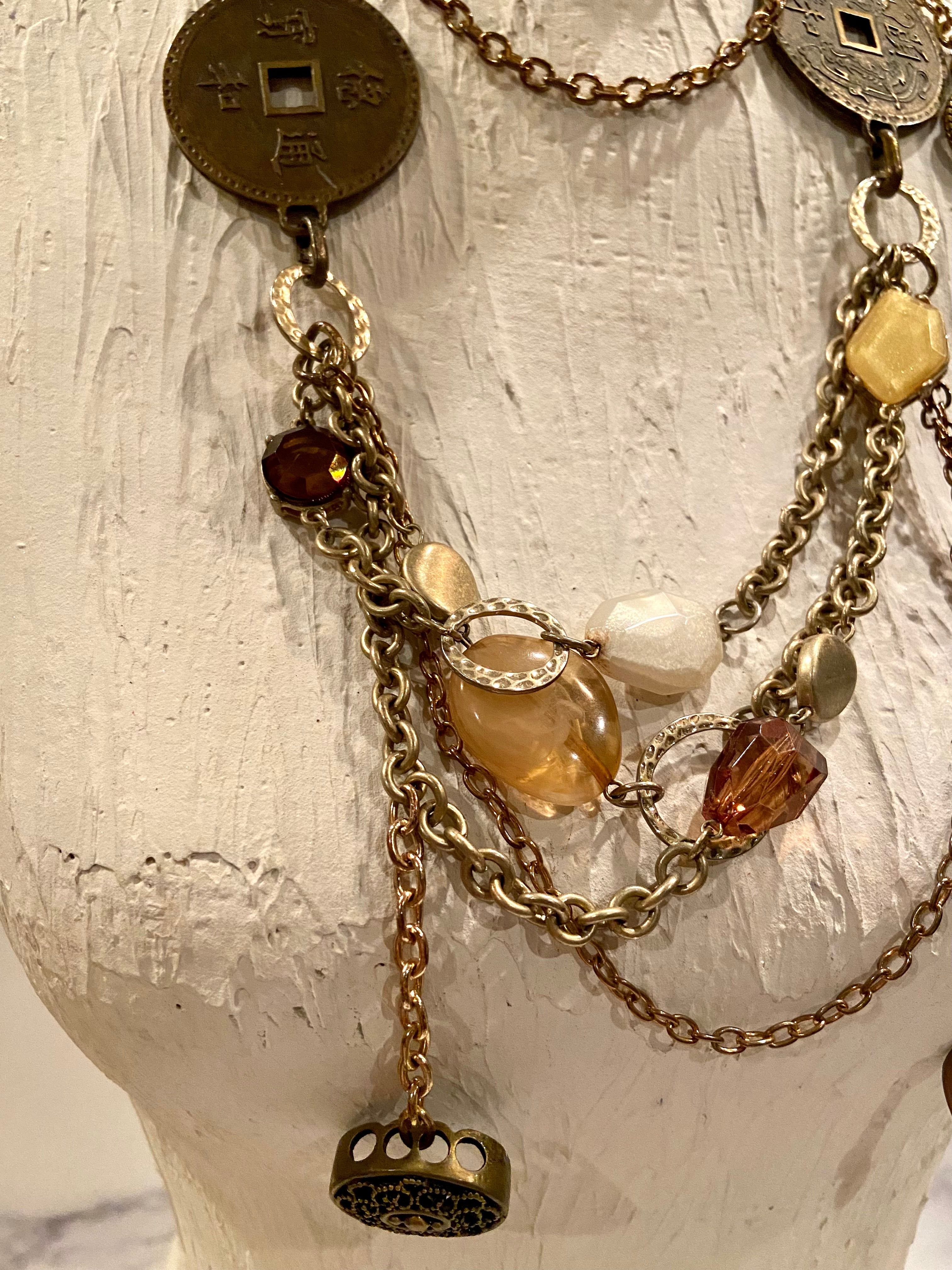 Layers & beads belt