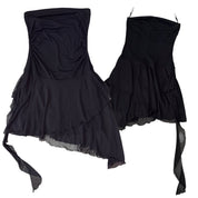Y2K fairy goth strapless dress (M/L)