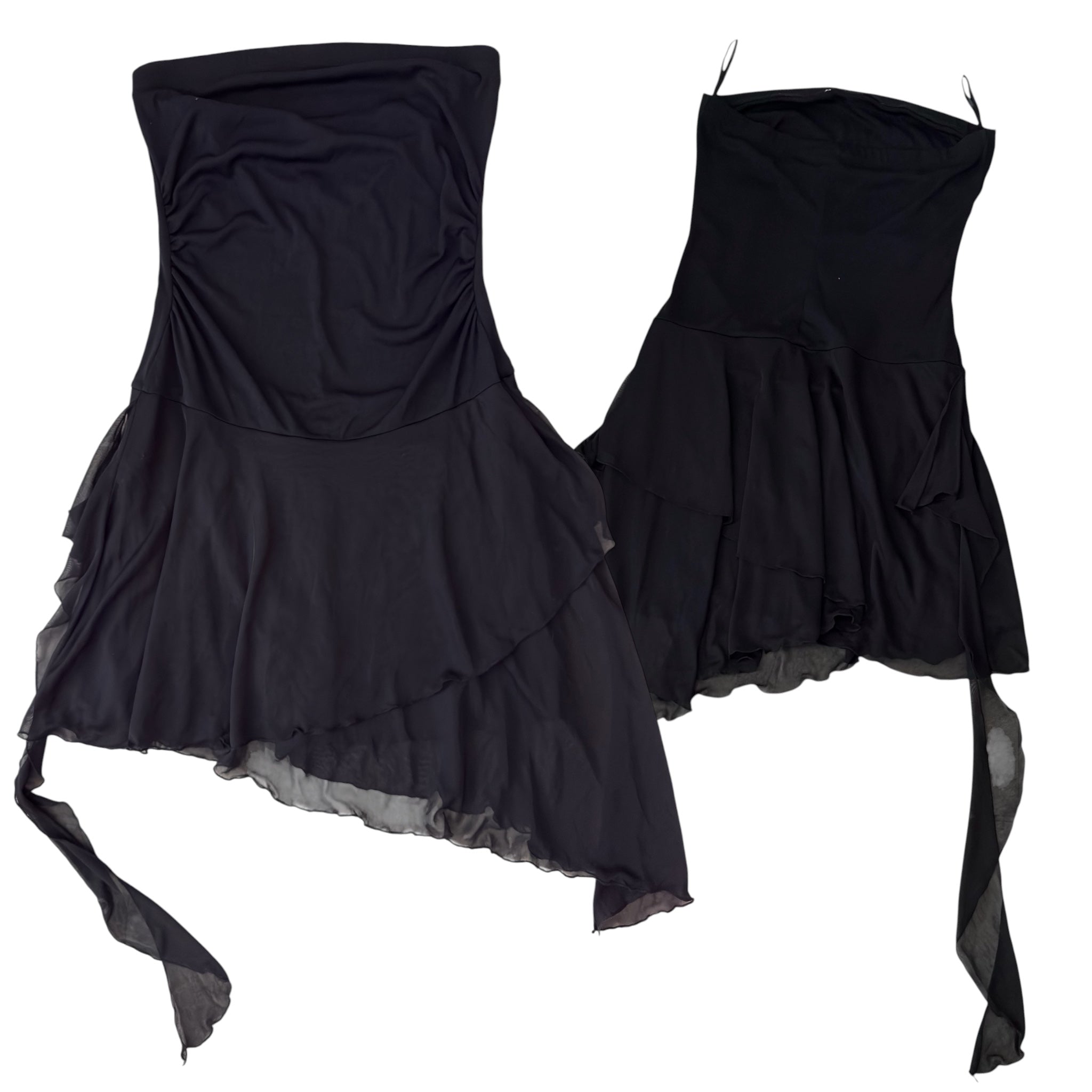 Y2K fairy goth strapless dress (M/L)