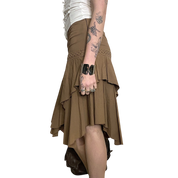Vintage 90s Prairie Midi Skirt (XS/S)