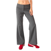 2000s Gray Office Flares (S)