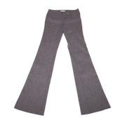 Y2K Gray Low Rise Flare Pants (XS)